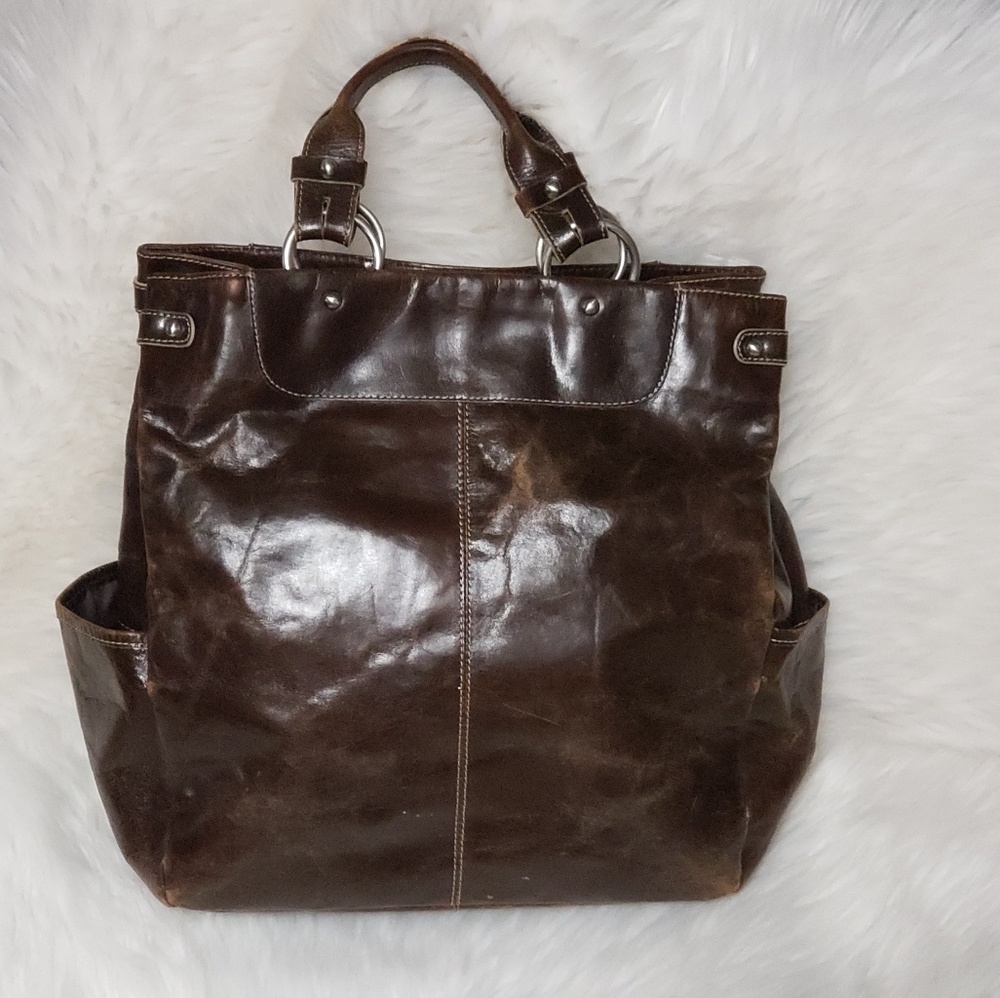 Kenneth Cole Leather Satchel;Cute Bags